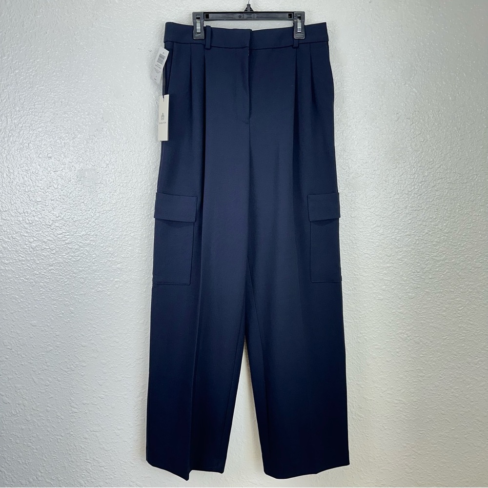 Aritzia babaton Dark Night Navy spotlight cargo pants sz 6